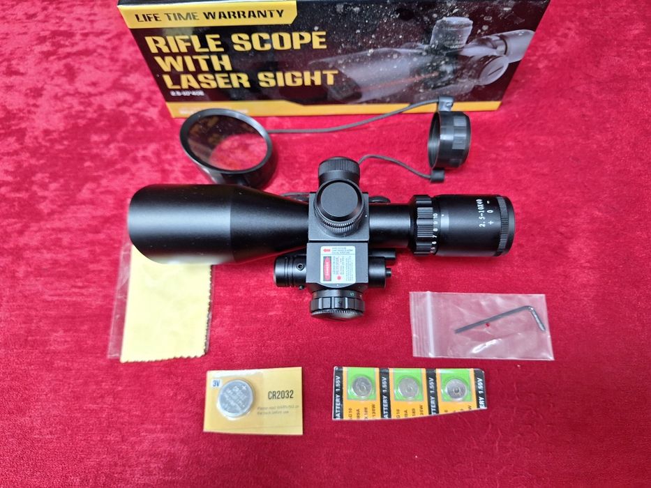 Оптичен лазерен прицел 2.5×10×40