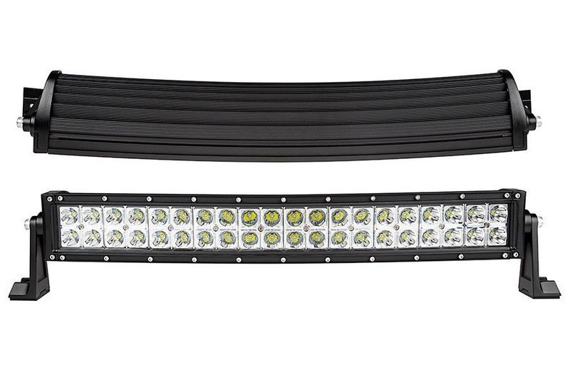 Извит мощен led бар 120w 180w лед барове, 12v 24v atv 4х4 офроуд джип