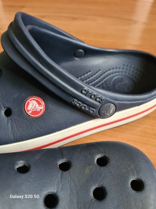 Slapi unisex Crocs Crocband, mărimea 33 - 34