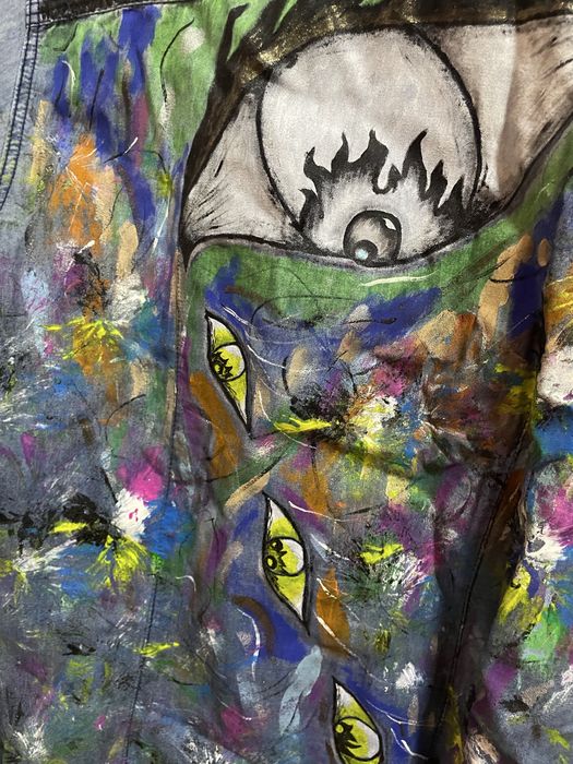 Geaca Denim UNICATA - Pictata manual