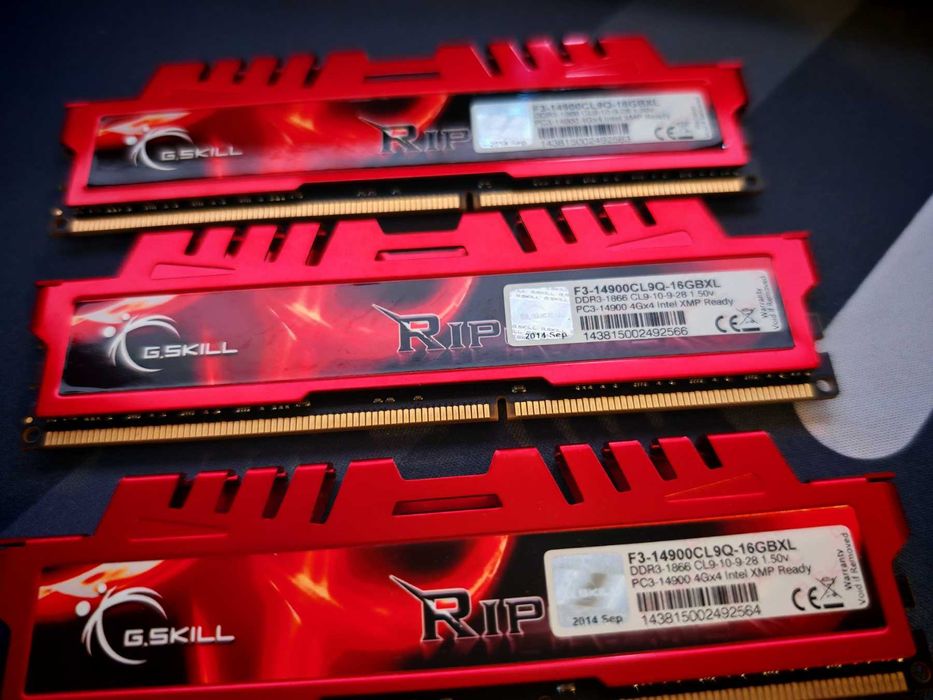 Рам памет G.SKILL Ripjaws X/Kingston HyperX 4x4GB 16GB DDR3 1866Mhz