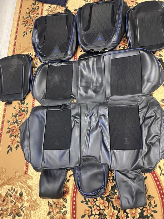 Кожанные чехлы на Kia Rio