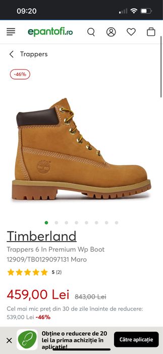 Bocanci Timberlans SUPER PREȚ!