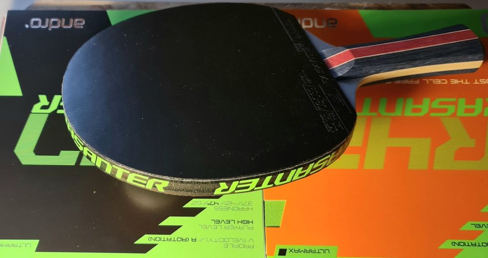 Paleta profesionala tenis de masa | Gauzy Bl7 off + R47 + R42