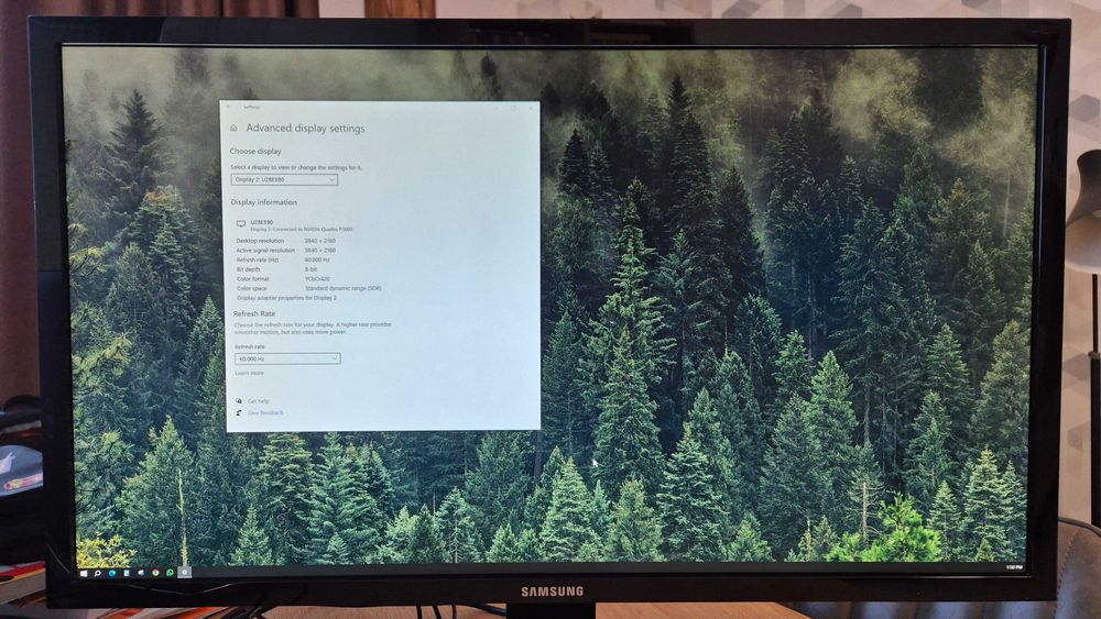 Monitor SAMSUNG 28" 4K - ca nou