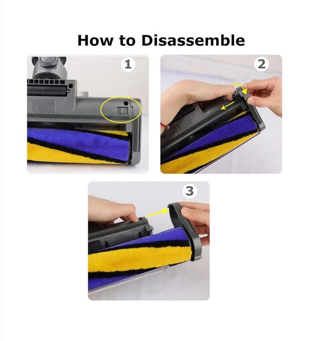 Мека ролкова четка за Dyson