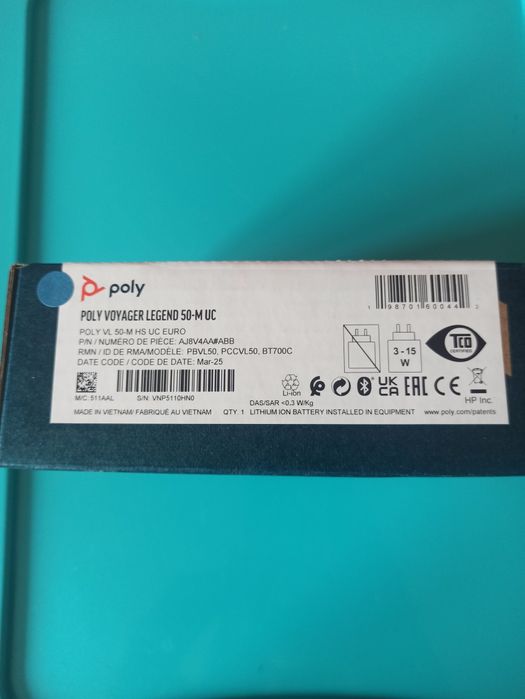 Bluetooth гарнитура Poly Voyager Legend 50 UC