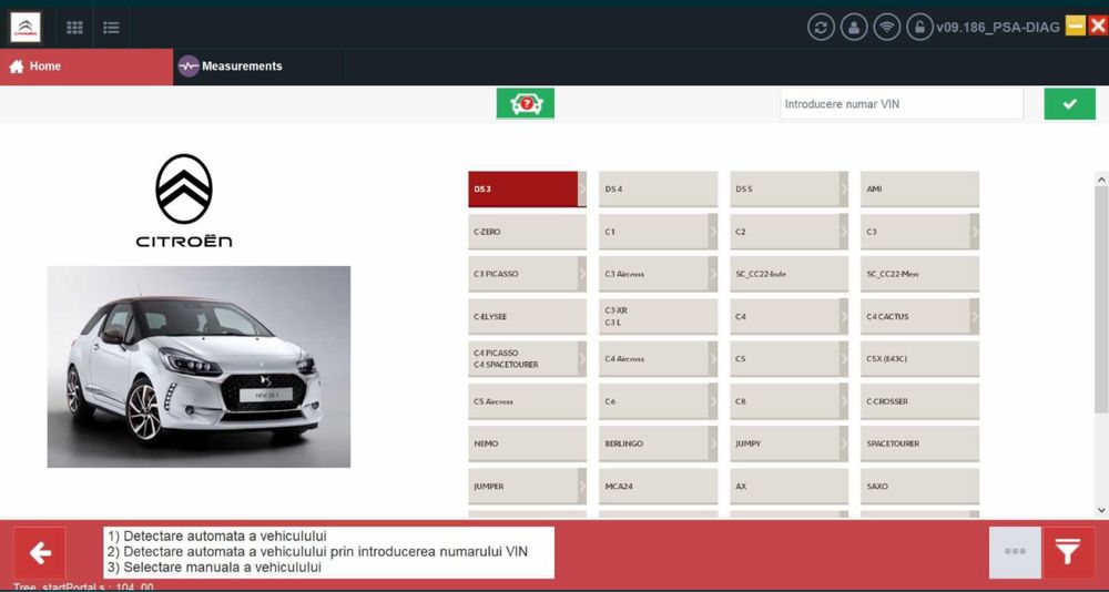 Tester/Diagnoza Lexia3-Diagbox 9.186 in Limba Romana pentru Peugeot, Citroen, Ds, Opel