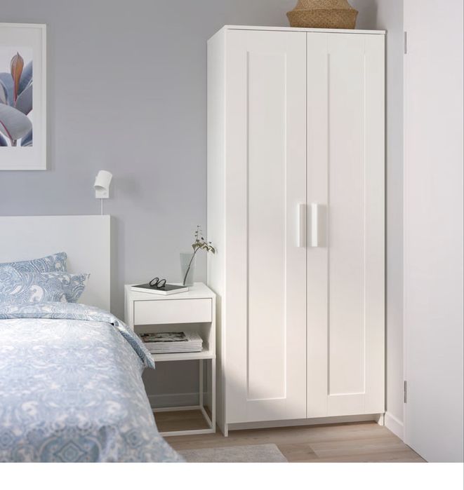 Dulap ikea cu 2 usi, alb,78x190cm