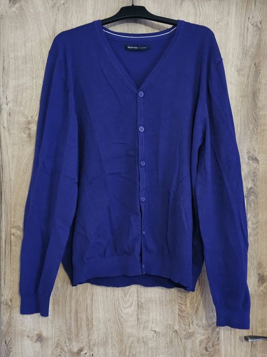 Cardigan mov barbati Selected