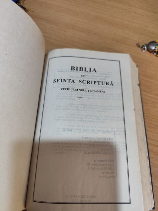 Biblie noul si vechiul testament