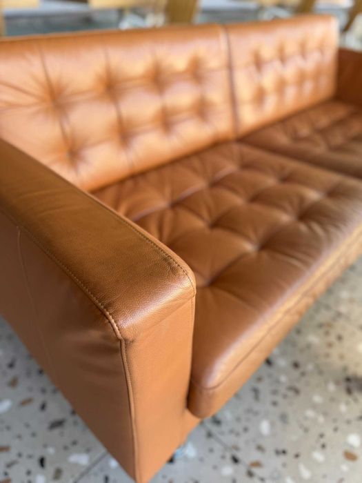 Кожен диван IKEA - триместен