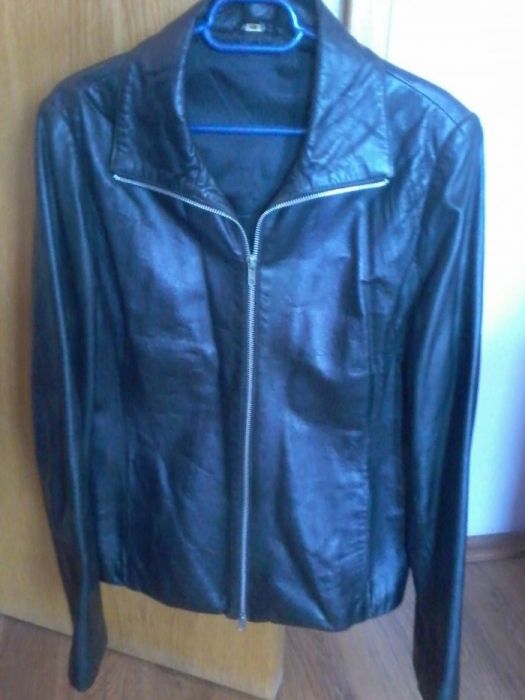 Geaca piele naturala Mango