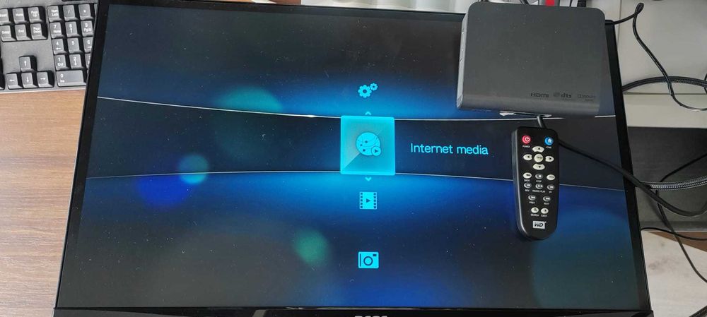 WD TV Live Media Player Full HD 1080p + telecomandă + cabluri