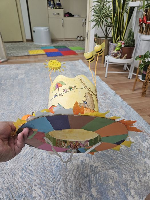 Поделки в садик шляпа тема осень