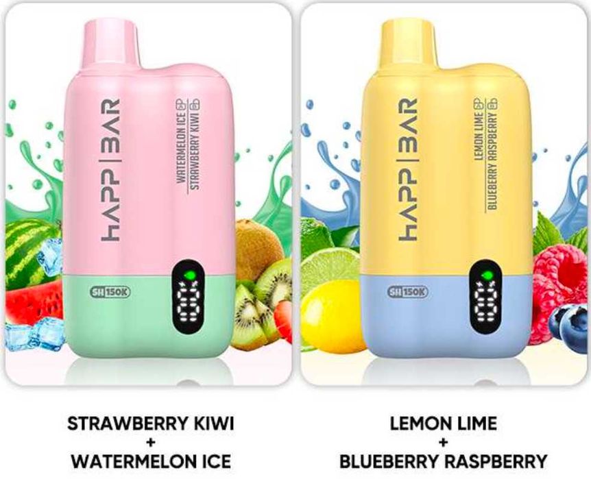 Vape Happ Bar 150 000 Puffs 2 arome