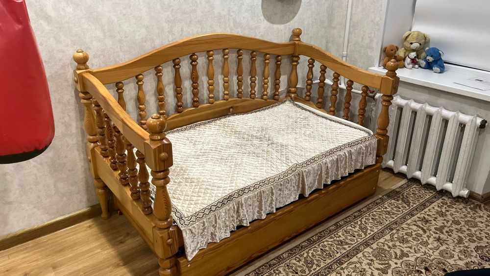 Кровать, дерево, размер 170×95