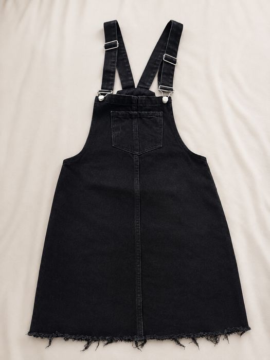 Rochie denim negru salopeta marime 36 – stare ca noua