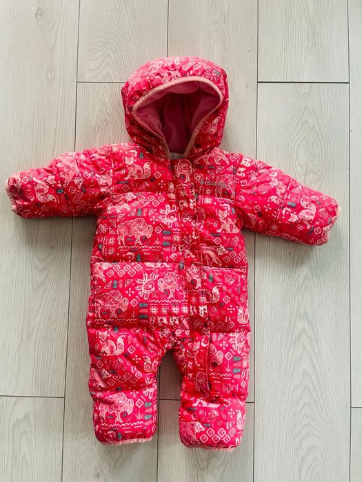 Salopete Columbia cu puf si pene