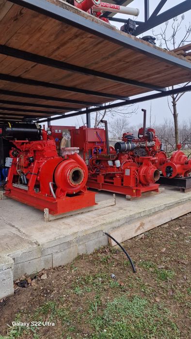 Motopompa irigati balastiera electrice / Diesel KSB 3 Sertare Presiune 17.5 bar / 75 kw Stoc 10 buc