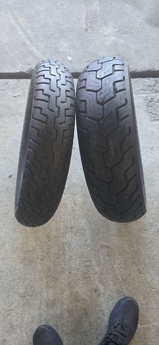 Set anvelope dunlop d404 spate 150.80.r16 fata 130.90.r16 an 2023