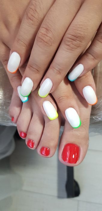 ПЕДИКЮР АКЦИЯ, наращивание, маникюр - Маникюр / педикюр Алматы на Olx