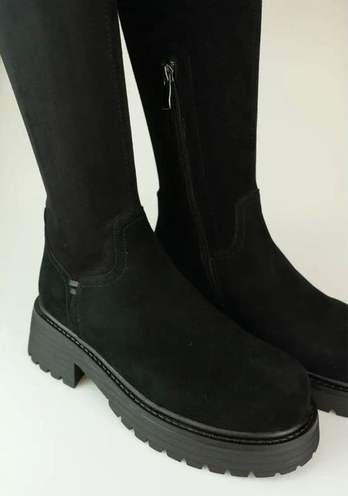 Ботфорты Замшевые