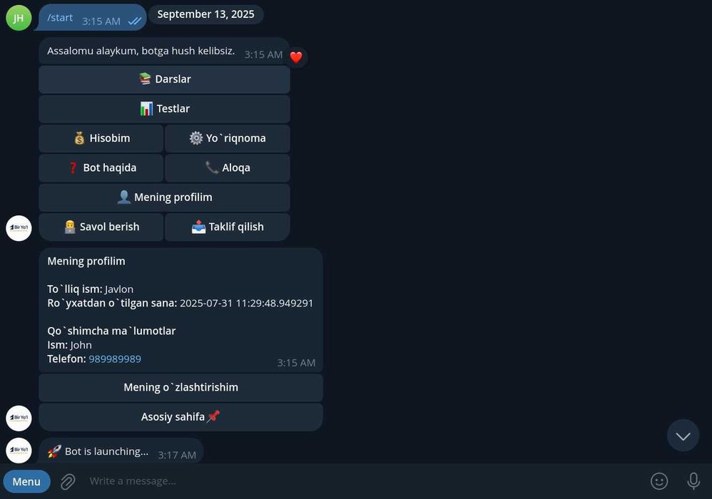 Создам телеграм бот и мини приложений для вашего бизнеса под ключ