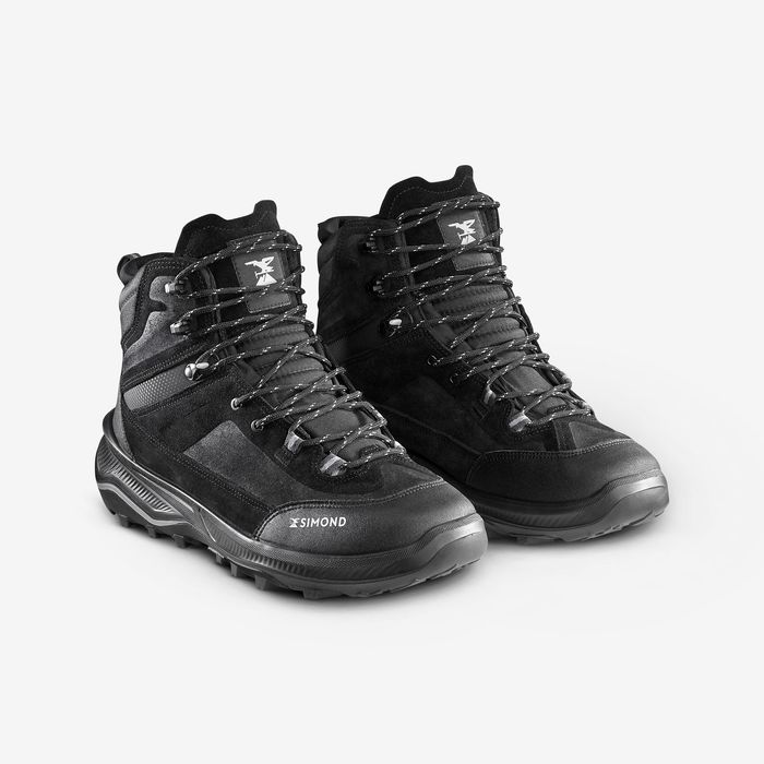 Bocanci înalți din piele Trekking Mt100 - produs resigilat Decathlon
