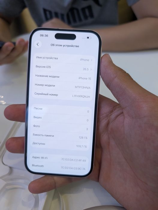 iPhone 15 128gb 88 ёмкость