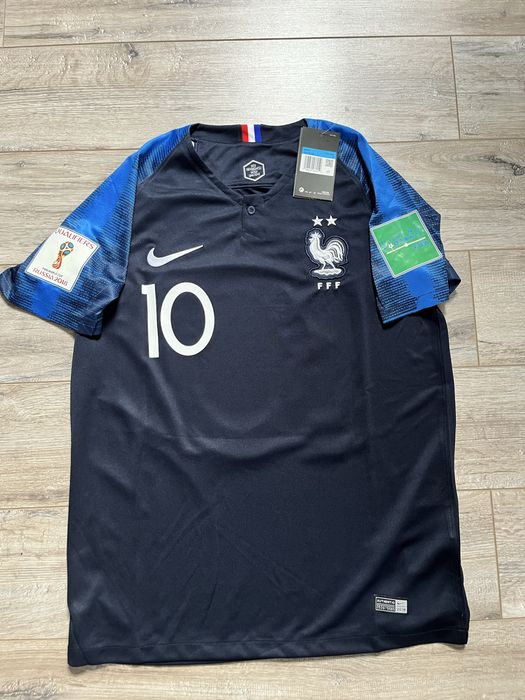 Tricou de fotbal Nike  Franta Kylian Mbappe 10 marime M world cup 2018