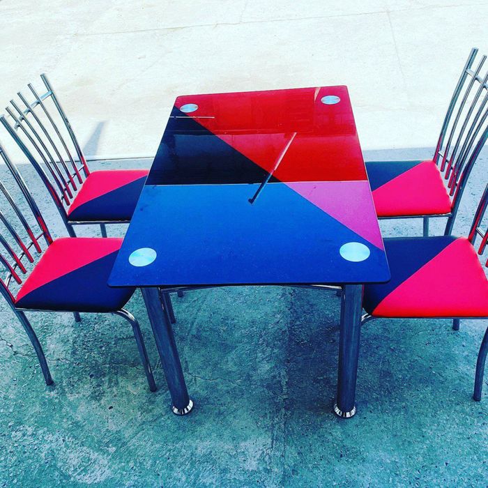 Нержавейкадан Стол Стуллар