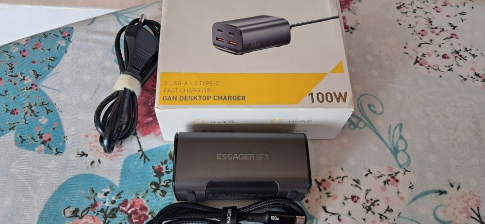 Essager Gan 100 W incarcare rapida