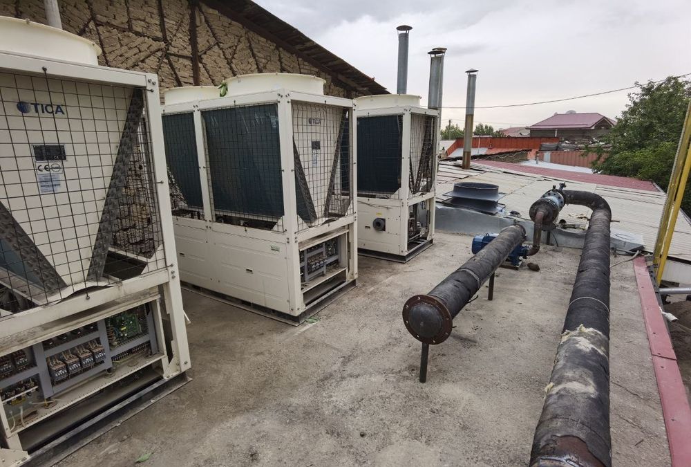 Монтаж Чиллеров и фанкойлов