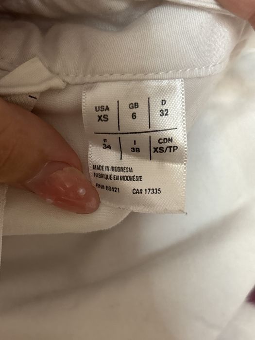 Reebok белые шорты женские