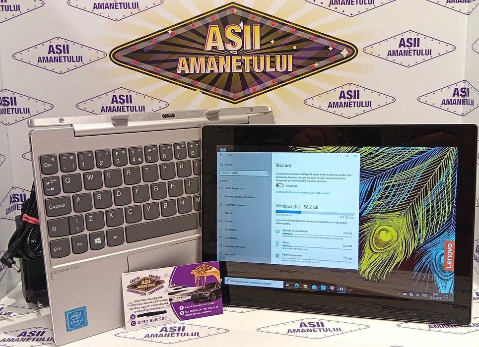 Asii Amanetului - Lenovo Miix 320-10ICR, Windows 10 Home, Aspect 9.5 /10