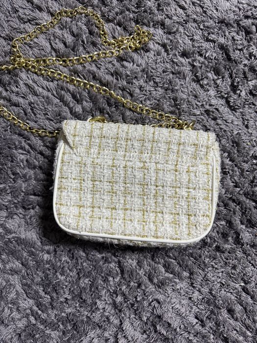 Guess сумочка твидовая