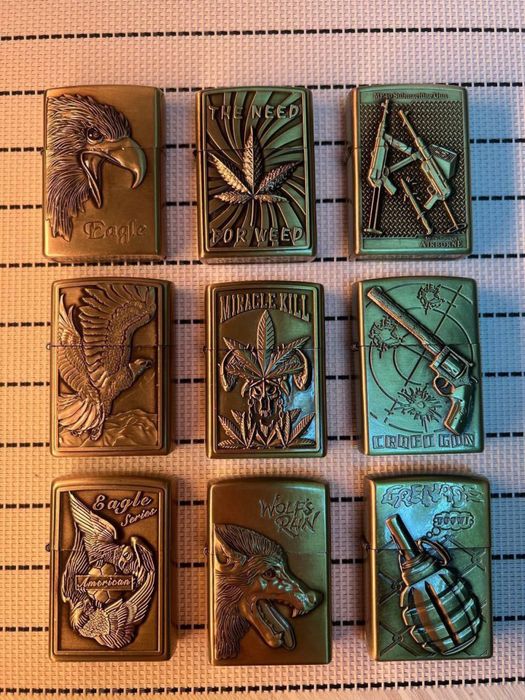 Зажигалки (аналог)Zippo кремни бензин