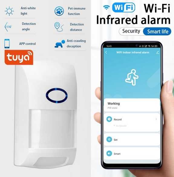 Tuya WiFi смарт датчик за движение PIR - не засича обекти до 25кг