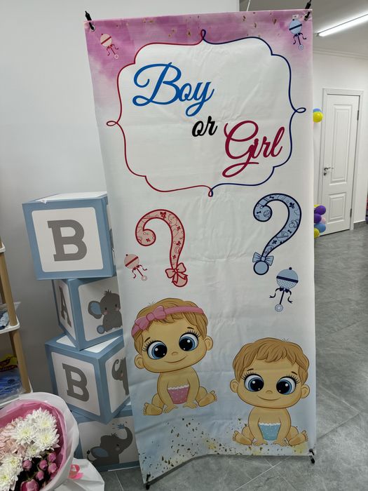 Баннеры, ростовые стойки цифра 1