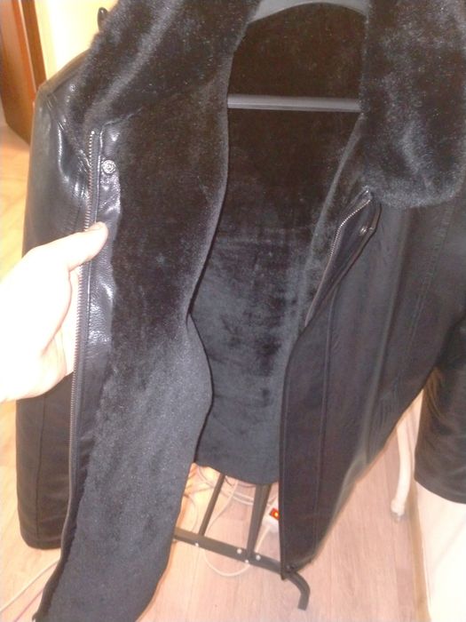 Дублёнка чистая кожа и мех