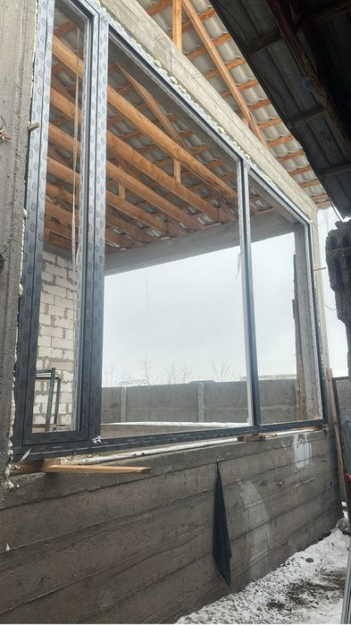 Пластиковые окно и двери витражы