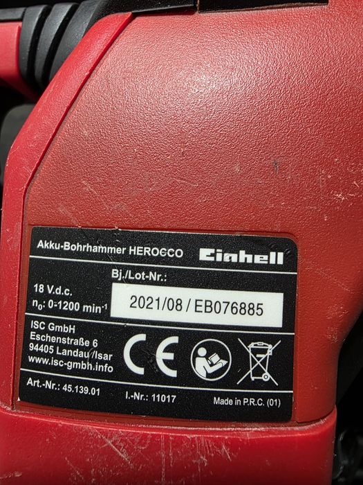 Vând rotopercutor einhell