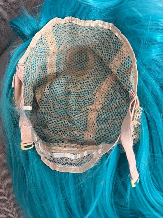 Cosplay перука тюркоаз
