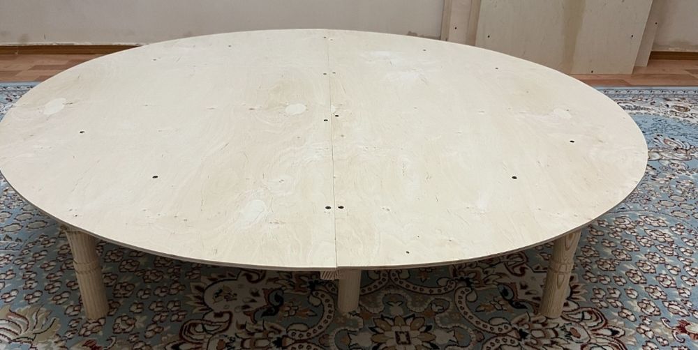 Жиналмалы дөңгелек  стол