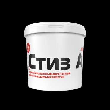 Стиз А и B акрилатный паропроницаемый герметик, ведро 7 кг