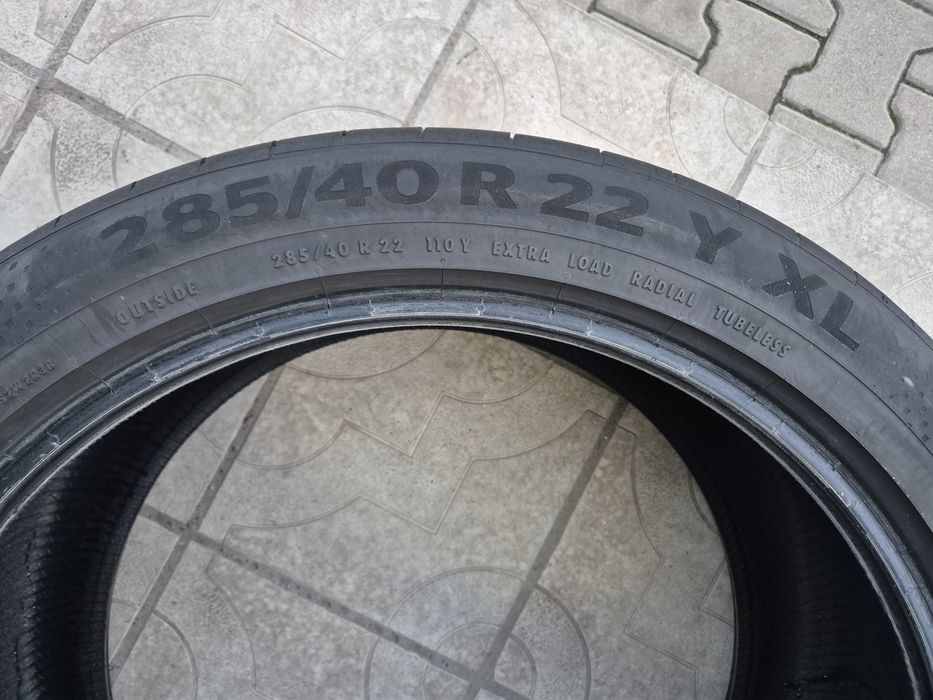 2бр.летни гуми 285/40/22 110Y Continental SportContact 6 2025г.