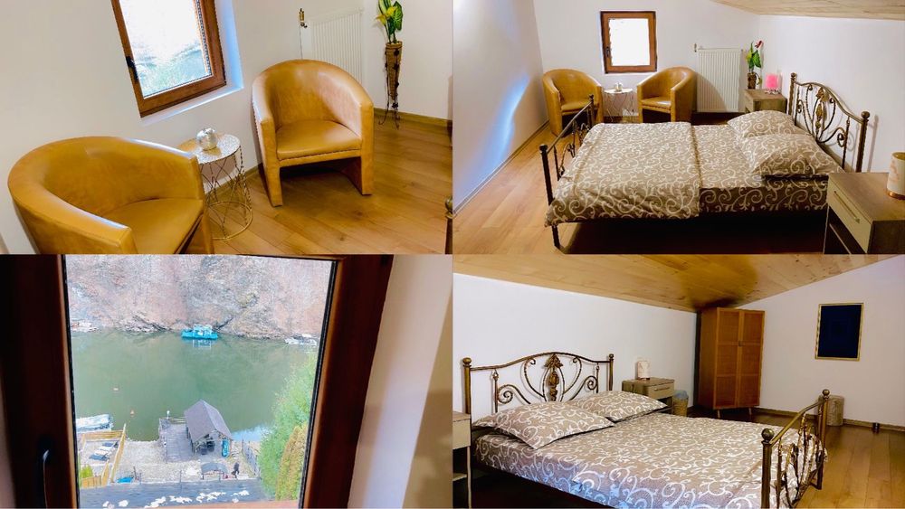 Cabana de inchiriat /vila cu ciubar pe malul lacului tarnita cluj