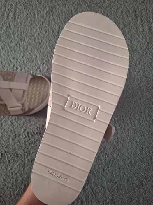 Dior Alpha Sandals White