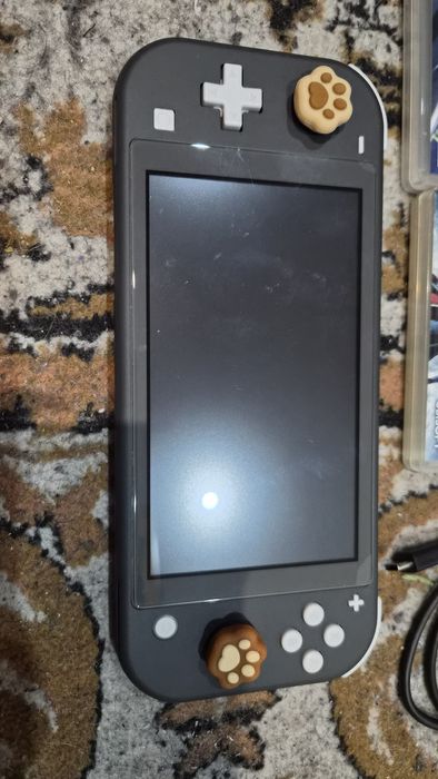 Nintendo Switch Lite Grey + Accesorii + 3 jocuri